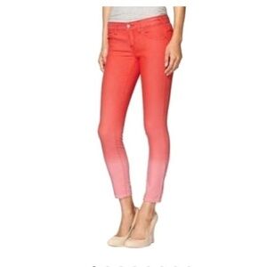 Free People ombre' skinny jeans, sz 26